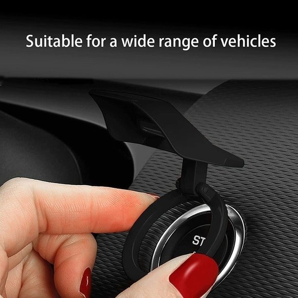 Engine Start/Stop Button Cover for Civic CRV XRV Challenger Charger (Bla… - Picture 4 of 7